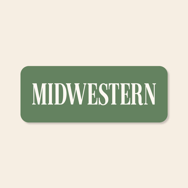 Midwestern Sticker