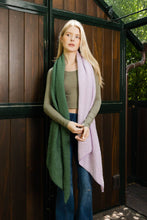 Load image into Gallery viewer, Cozy Double Tone Scarf: Lavender/Green
