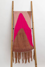 Load image into Gallery viewer, Color Fusion Twirl Tassel Scarf: Rust Combo
