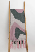 Load image into Gallery viewer, Color Fusion Twirl Tassel Scarf: Pink Combo

