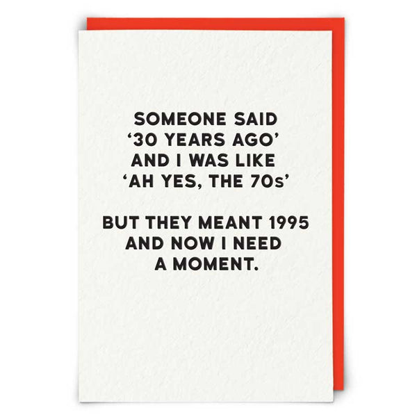 Moment Greeting Card