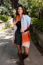 Load image into Gallery viewer, Ultra Soft Multi Colored Scarf: Rust/Multi
