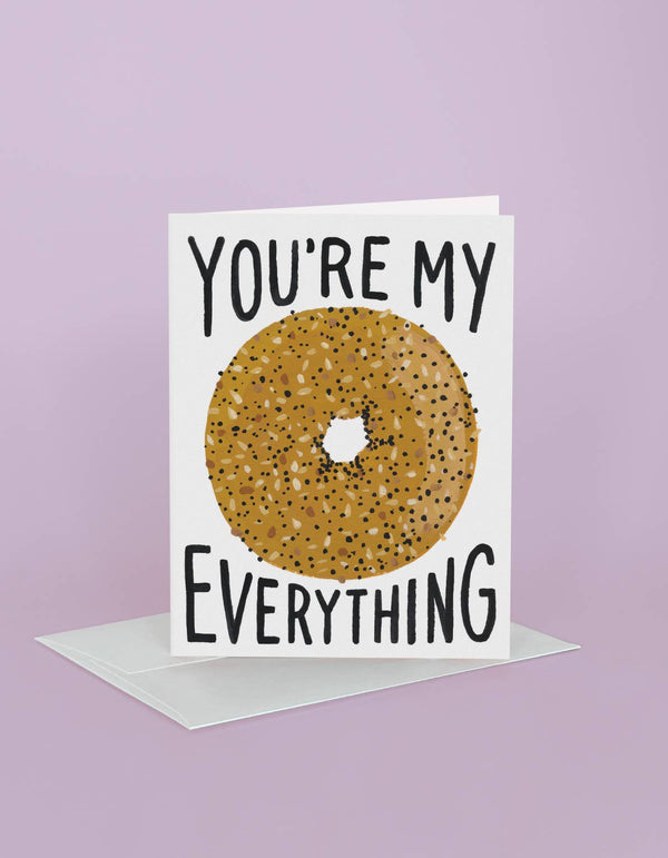 Everything Bagel Greeting Card