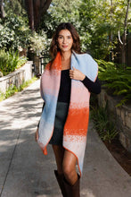 Load image into Gallery viewer, Ultra Soft Multi Colored Scarf: Rust/Multi
