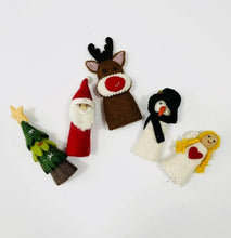 Load image into Gallery viewer, Felt Christmas Finger Puppets SALE 20% OFF WERE $5, NOW $4
