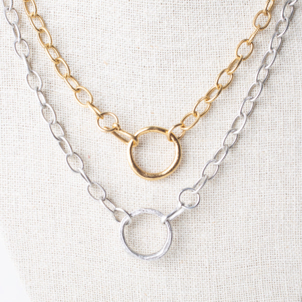 Charmed Organic Circle Necklace