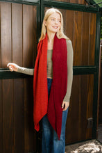 Load image into Gallery viewer, Cozy Double Tone Scarf: Lavender/Green
