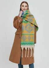 Load image into Gallery viewer, Soft Chunky Fleece Western Scarf With Tassel (8 colors): 05
