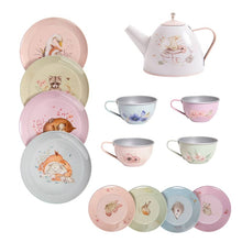 Load image into Gallery viewer, Suitcase - Tea Party Metal Set The Rosalies
