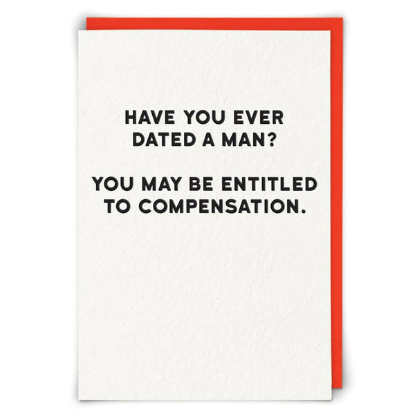 Compensation Greeting Card