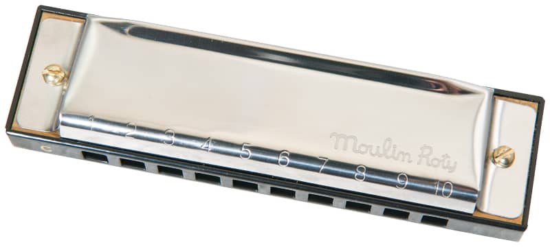 Display box with 10 Harmonicas - Musical Toy