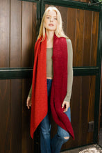 Load image into Gallery viewer, Cozy Double Tone Scarf: Lavender/Green
