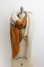 Load image into Gallery viewer, Cozy Double Tone Scarf: Lavender/Green
