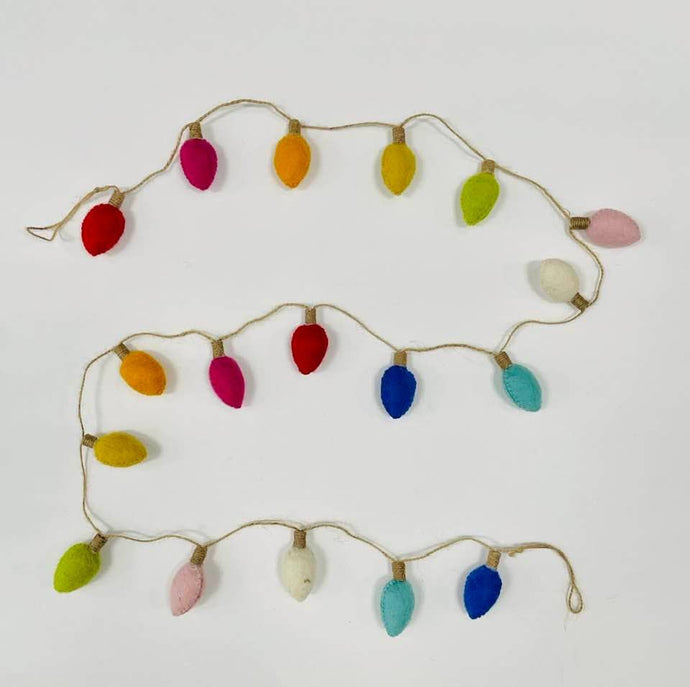 Christmas Decor Garland - Vintage Christmas Light
