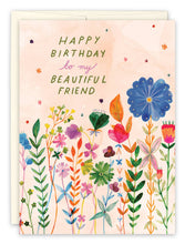 Load image into Gallery viewer, Beautiful Flowers Birthday Card
