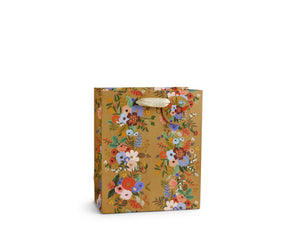 Holiday Garden Party Stripe Gift Bag: Medium