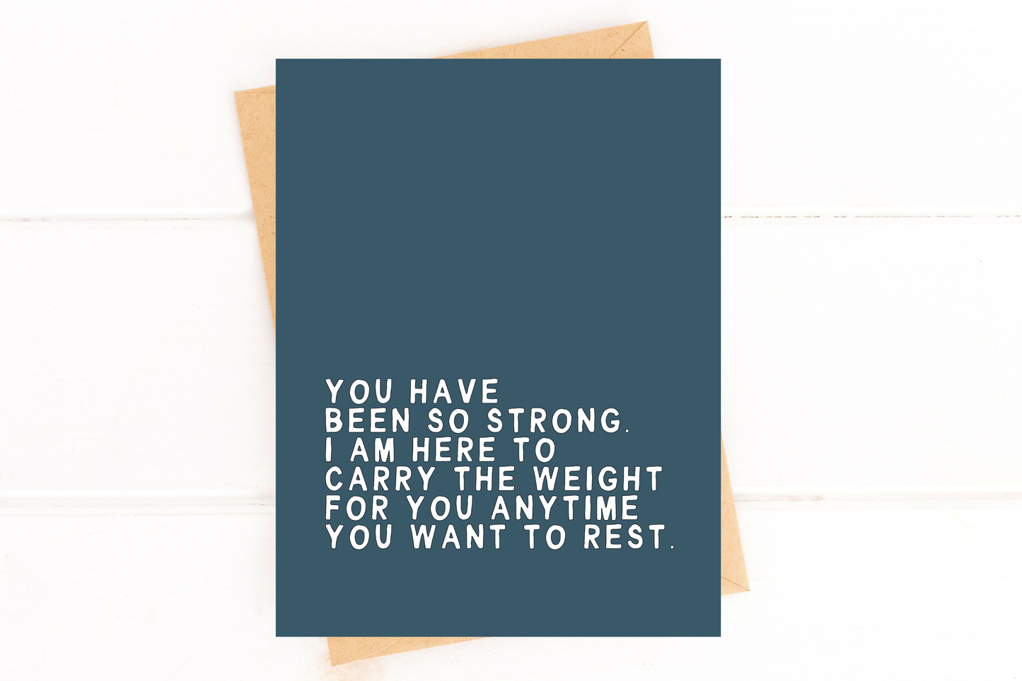 You Have Been So Strong Encouraging Grief and Sympathy Card