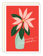 Load image into Gallery viewer, Poinsettia Holiday Card
