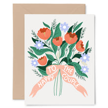 Load image into Gallery viewer, Happy Couple Bouquet Card
