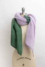 Load image into Gallery viewer, Cozy Double Tone Scarf: Lavender/Green
