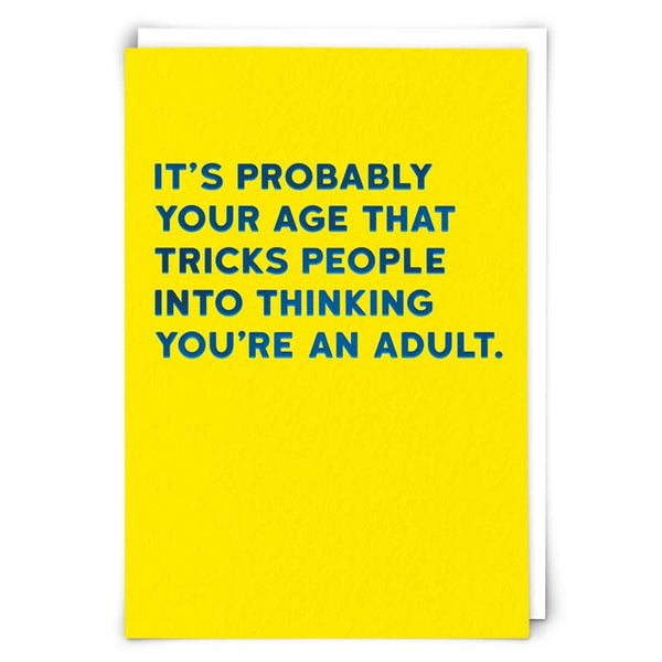 Your Age Greetings Card